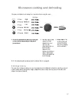 Preview for 19 page of Panasonic NN-SD259W Operating Instructions And Cookery Book