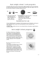 Preview for 23 page of Panasonic NN-SD259W Operating Instructions And Cookery Book