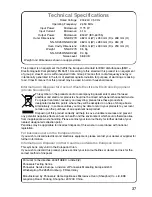 Preview for 39 page of Panasonic NN-SD259W Operating Instructions And Cookery Book