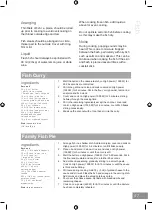 Preview for 47 page of Panasonic NN-SD25HB Operating Instructions Manual