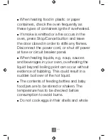 Preview for 6 page of Panasonic NN-SD271S Operating Instructions Manual