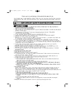 Preview for 4 page of Panasonic NN-SD277 Operating Instructions Manual