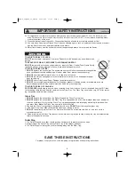 Preview for 5 page of Panasonic NN-SD277 Operating Instructions Manual