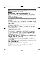 Preview for 8 page of Panasonic NN-SD277 Operating Instructions Manual