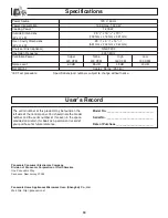 Preview for 32 page of Panasonic NN-SD277BR Operating Instructions Manual