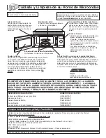 Preview for 58 page of Panasonic NN-SD277BR Operating Instructions Manual