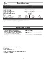 Preview for 64 page of Panasonic NN-SD277BR Operating Instructions Manual