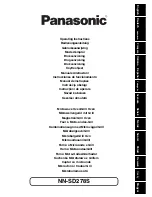 Panasonic NN-SD278S Operating Instructions preview