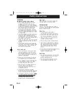 Preview for 4 page of Panasonic NN-SD278SEPG Operating Instructions Manual