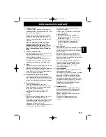 Preview for 61 page of Panasonic NN-SD278SEPG Operating Instructions Manual