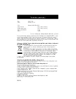 Preview for 198 page of Panasonic NN-SD278SEPG Operating Instructions Manual