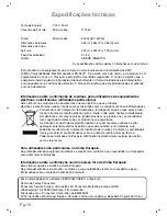 Preview for 100 page of Panasonic NN-SD279S Operating Instructions Manual