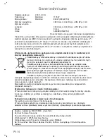 Preview for 114 page of Panasonic NN-SD279S Operating Instructions Manual