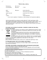 Preview for 128 page of Panasonic NN-SD279S Operating Instructions Manual