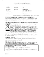 Preview for 142 page of Panasonic NN-SD279S Operating Instructions Manual