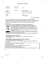 Preview for 170 page of Panasonic NN-SD279S Operating Instructions Manual