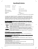 Preview for 198 page of Panasonic NN-SD279S Operating Instructions Manual