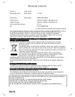 Preview for 212 page of Panasonic NN-SD279S Operating Instructions Manual