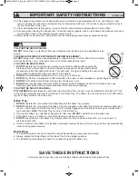 Preview for 5 page of Panasonic NN-SD291S Operating Instructions Manual