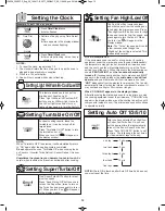 Preview for 14 page of Panasonic NN-SD291S Operating Instructions Manual