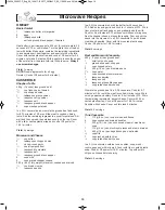 Preview for 21 page of Panasonic NN-SD291S Operating Instructions Manual