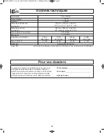 Preview for 68 page of Panasonic NN-SD291S Operating Instructions Manual