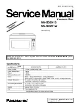 Preview for 1 page of Panasonic NN-SD291S Service Manual