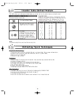 Preview for 16 page of Panasonic NN-SD297 Operating Instructions Manual