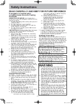 Preview for 4 page of Panasonic NN-SD351M Operating Instruction And Cook Book