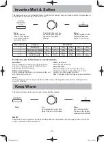 Preview for 19 page of Panasonic NN-SD351M Operating Instruction And Cook Book