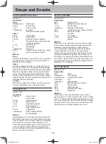 Preview for 27 page of Panasonic NN-SD351M Operating Instruction And Cook Book