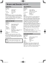 Preview for 28 page of Panasonic NN-SD351M Operating Instruction And Cook Book