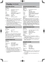 Preview for 32 page of Panasonic NN-SD351M Operating Instruction And Cook Book