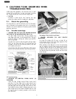 Preview for 8 page of Panasonic NN-SD372 Service Manual