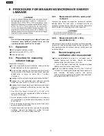 Preview for 18 page of Panasonic NN-SD372 Service Manual