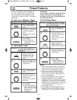 Preview for 20 page of Panasonic NN-SD372S Operating Instructions Manual