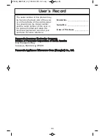 Preview for 30 page of Panasonic NN-SD372S Operating Instructions Manual