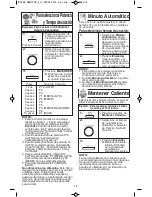 Preview for 44 page of Panasonic NN-SD372S Operating Instructions Manual