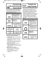 Preview for 48 page of Panasonic NN-SD372S Operating Instructions Manual