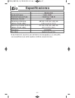 Preview for 59 page of Panasonic NN-SD372S Operating Instructions Manual