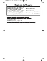 Preview for 60 page of Panasonic NN-SD372S Operating Instructions Manual