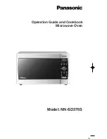 Preview for 1 page of Panasonic NN-SD376S Operation Manual And Cookbook