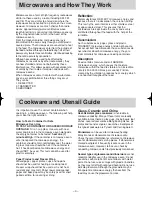 Preview for 5 page of Panasonic NN-SD376S Operation Manual And Cookbook