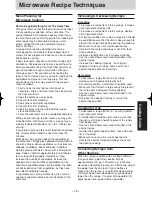 Preview for 20 page of Panasonic NN-SD376S Operation Manual And Cookbook