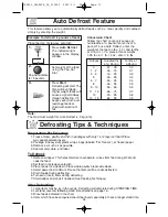 Preview for 17 page of Panasonic NN-SD377 Operating Instructions Manual