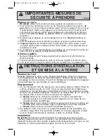 Preview for 36 page of Panasonic NN-SD377 Operating Instructions Manual