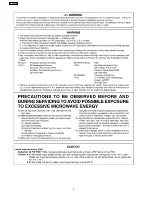 Preview for 2 page of Panasonic NN-SD377S Service Manual