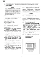 Preview for 8 page of Panasonic NN-SD377S Service Manual