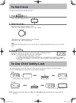 Preview for 10 page of Panasonic NN-SD381S Operating Instruction And Cook Book