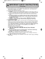 Preview for 5 page of Panasonic NN-SD382S Operating Instructions Manual